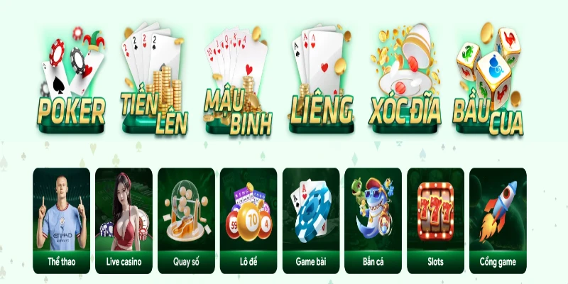 Nhà cái sở hữu kho game đa dạng